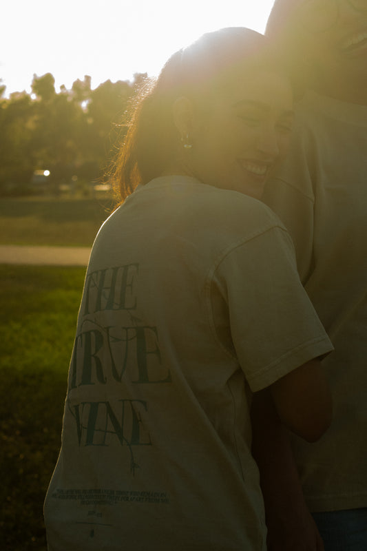 THE TRUE VINE BEIGE UNISEX TEE
